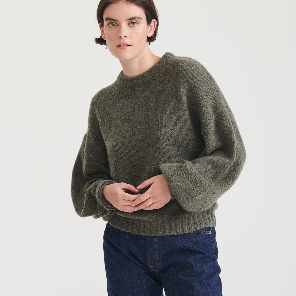 NAADAM Airspun Crewneck Sweater (XXS)